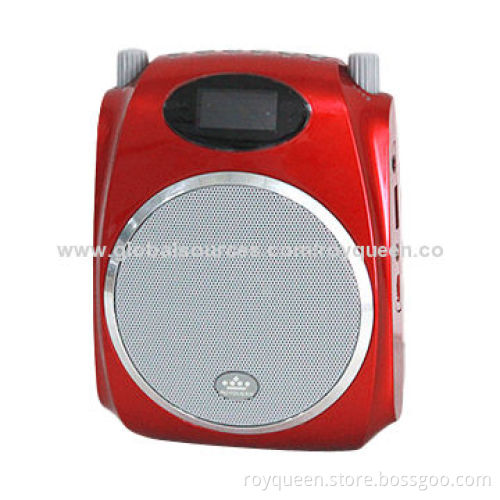 Loudspeaker with Microphone, Supports USB Disk, microSD Card, Earphones, Aux-in Function